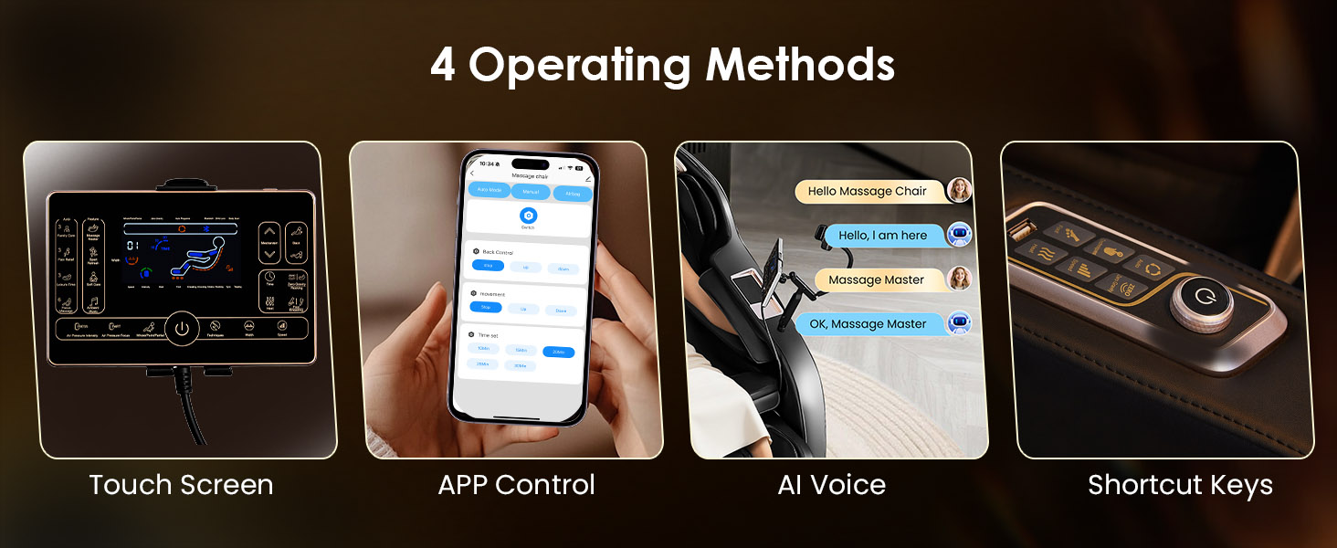 massage chair with AI