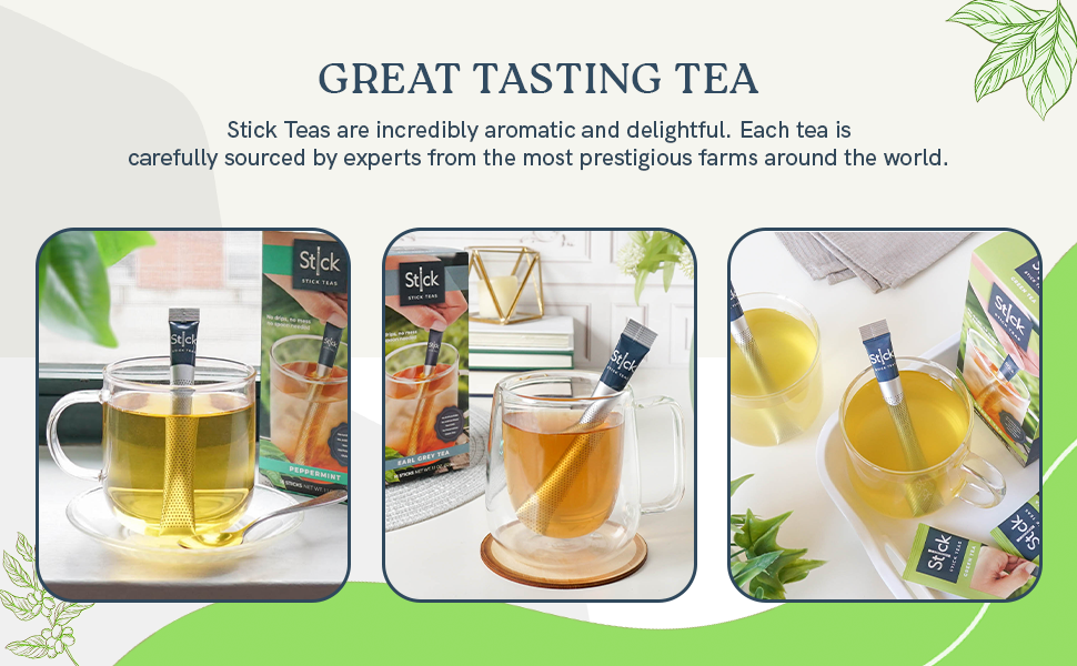 Stick Teas Earl Grey Tea 96 Individually Wrapped Tea