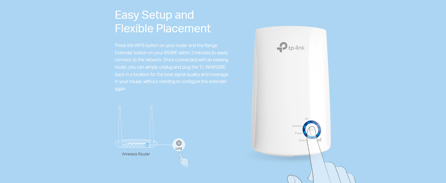 TL-WA850RE 300Mbps Wi-Fi Range Extender