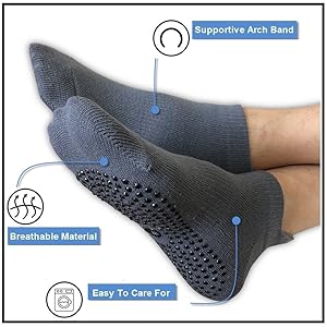 socks with grips men