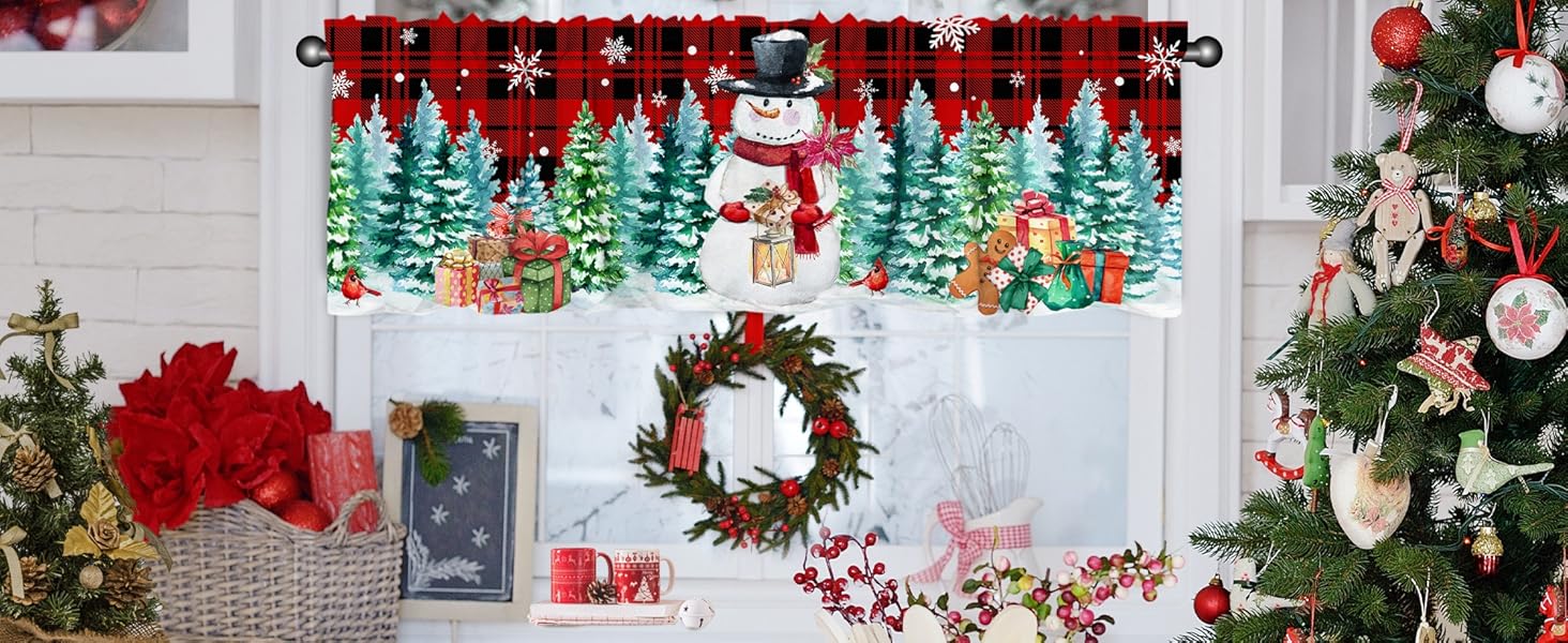 Christmas Kitchen Curtains
