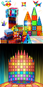 48 PCS Magnetic Tiles
