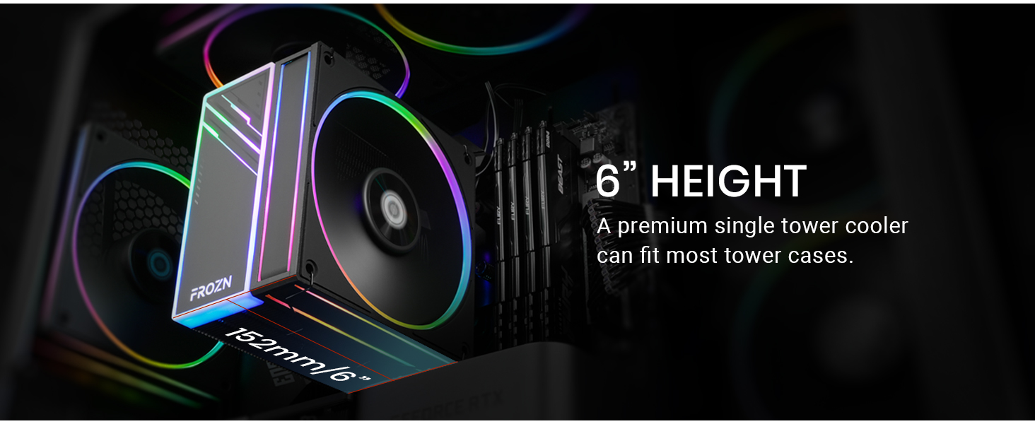 cpu cooler am4 cpu air cooler cpu fan cpu cooler rgb lga1700 cooler cpu cooler am5