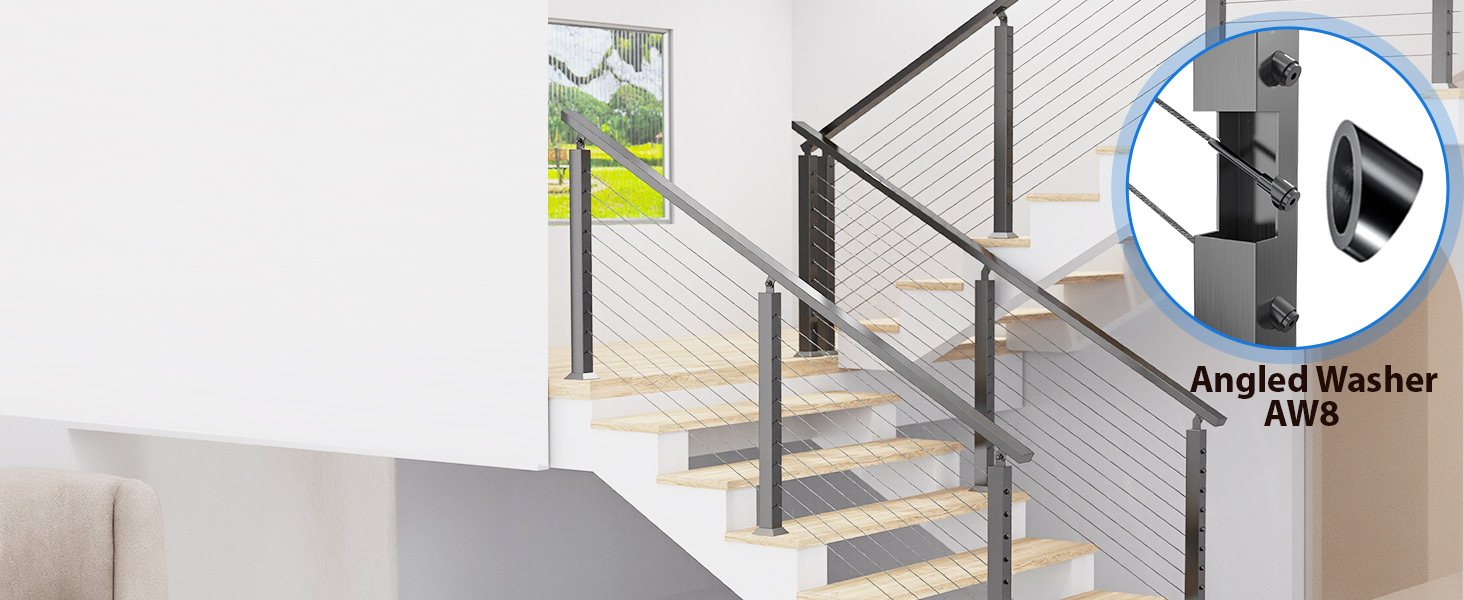 invisible cable railing kit