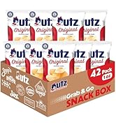 Utz Original 1 Oz Bags, 42 Count Crispy Potato Chips Made from Fresh Potatoes, Crunchy Individual...