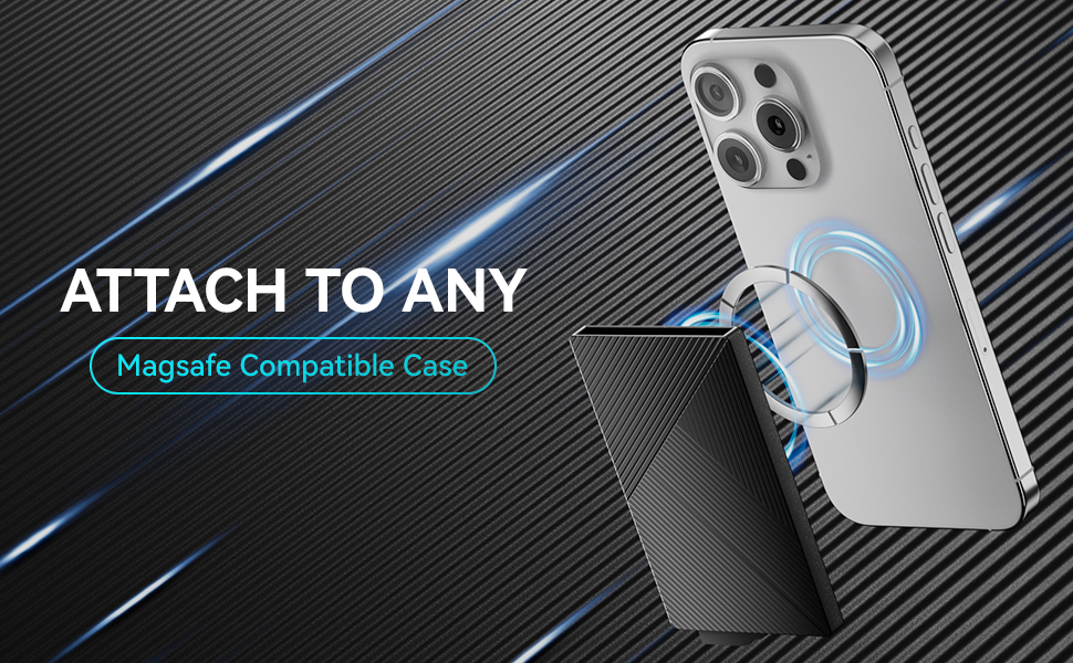 HomeTix Phone Wallet [RFID Blocking], Compatible with MagSafe Wallet