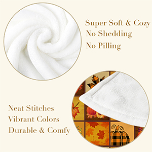 fall decorative throw blankets  for couch sofa bed living room outdoor thanksgiving autumn