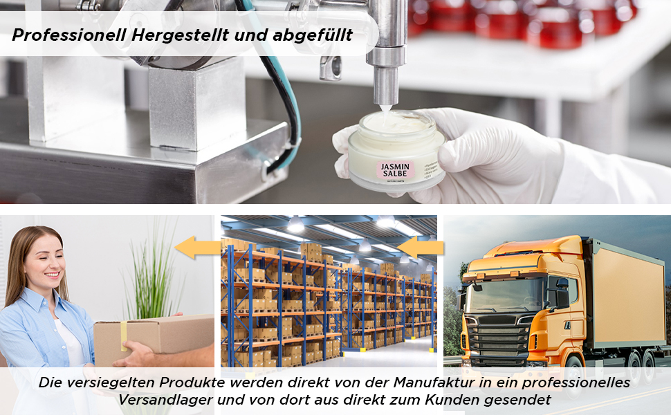 Hohe Qualitätsstandarts Bei Abfüllung und Transport