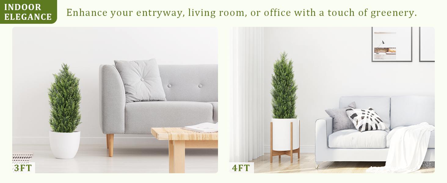 faux cedar tree