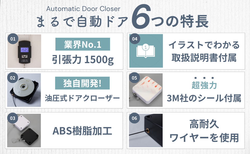 オートドア調理器具 Amazon.co.jp: まるで自動ドア ドアクローザー 【閉め忘れが