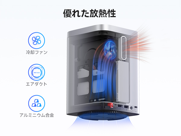 Amazon.co.jp: ORICO MiniTower Mac mini ハイブリッドストレージ