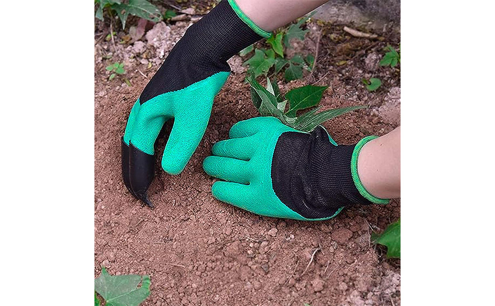 ToolTreaux 1 Pair Gardening Gloves with Claws