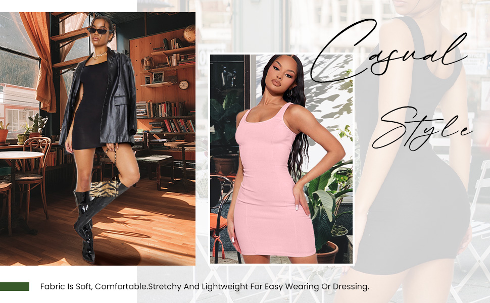 Amazon.com: Valiamcep Summer Bodycon Dress for Women Sleeveless