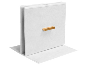 The 4 fabric drawers can be foldabled for your convenience.
