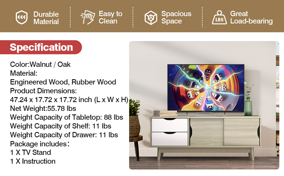 Modern TV Cabinet for Living Room