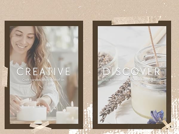 Be creative and discover an exciting candle making experience