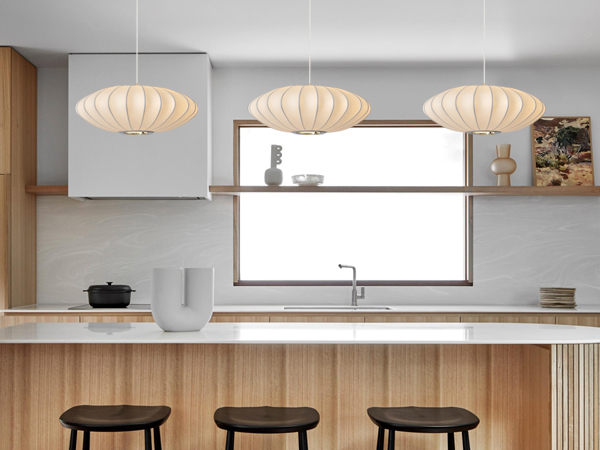 GMDNS105 ○ SILIK / シリック lo stile di clas COMSDY 19.7 Inch Silk Light Fixture Pendant, Modern Light