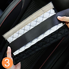 Car seat belt cushion