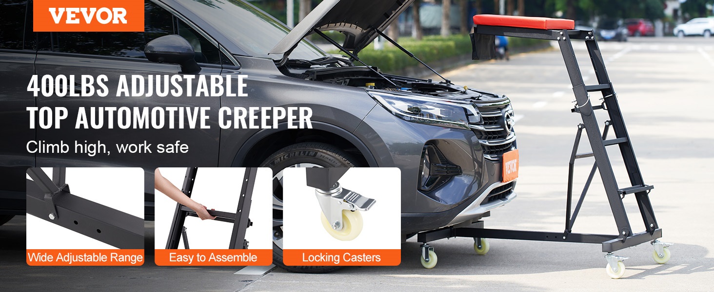 VEVOR Top Automotive Creeper, Engine Creeper with