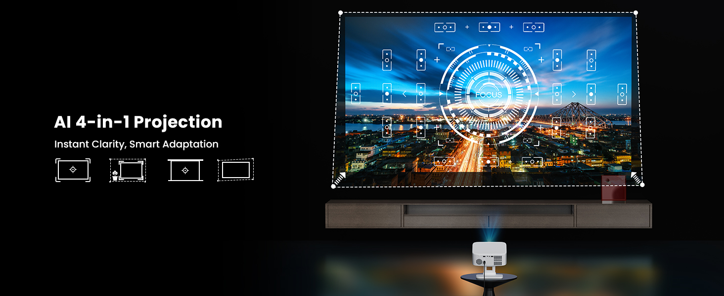 outdoor movie projector