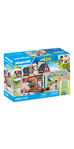 PLAYMOBIL myLife 71509 Tiny House, dom rodzinny wyposażony w