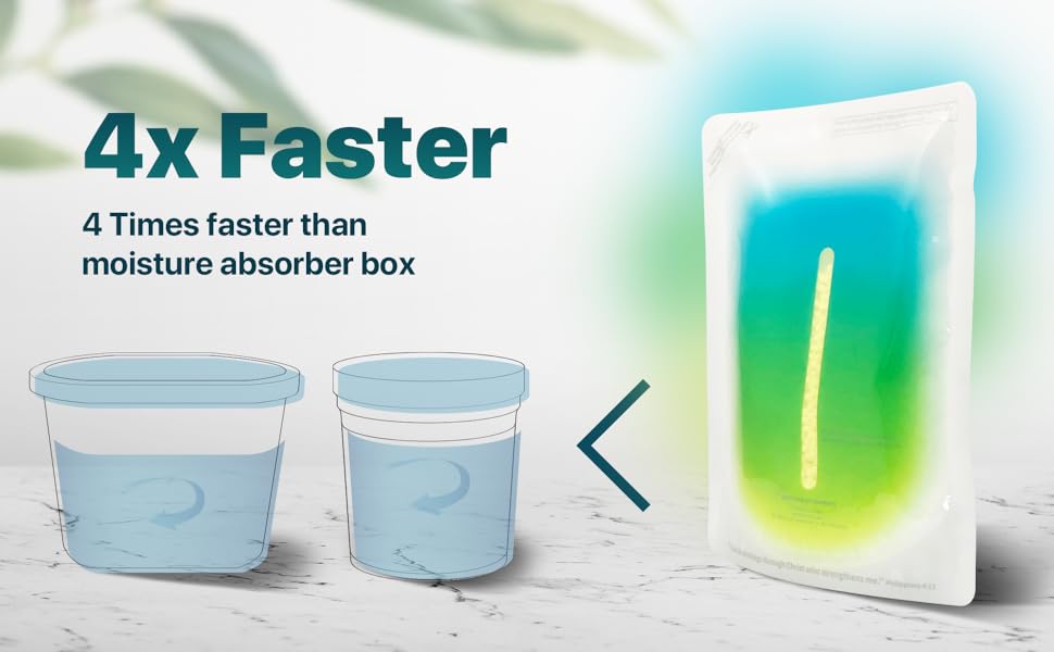 Dry & Dry [9 Packs Standing Moisture Absorbers to Control Excess Moisture for