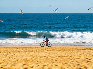 Beach cycling