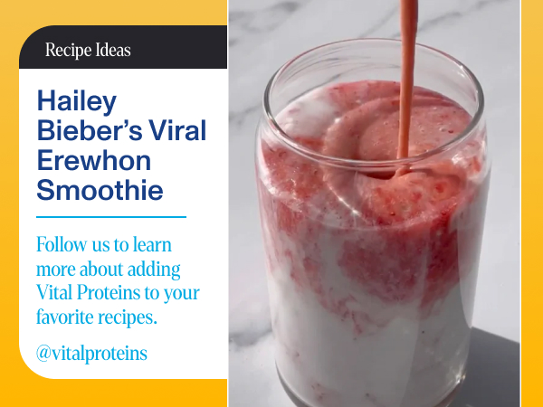 Hailey Bieber's Viral Erewhon Smoothie Recipe