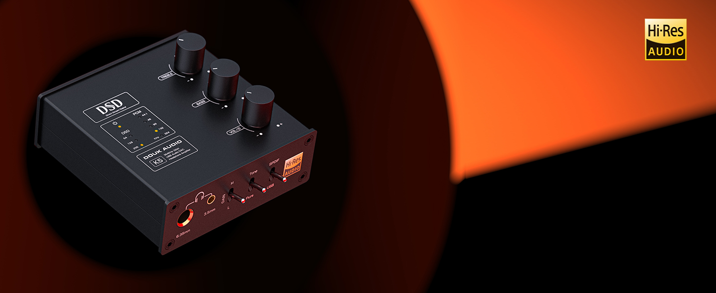 Douk Audio K5 USB DAC & Headphone Amplifier