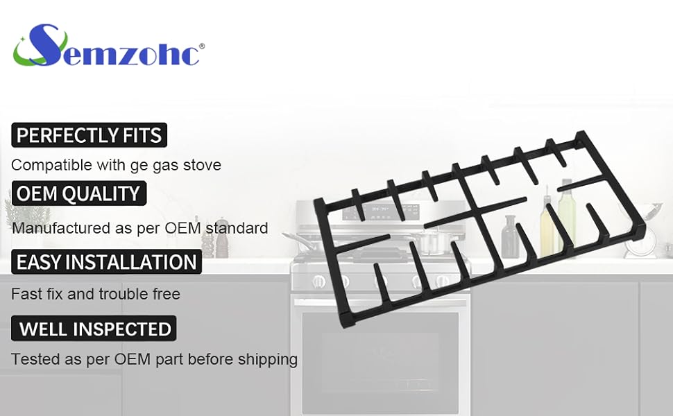 WB31X27150 WB31X24737 Gas Range Center Cast Iron Grate