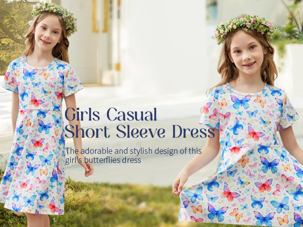 Amazon.com: RAISEVERN 4t Dresses for Toddler Girl Short