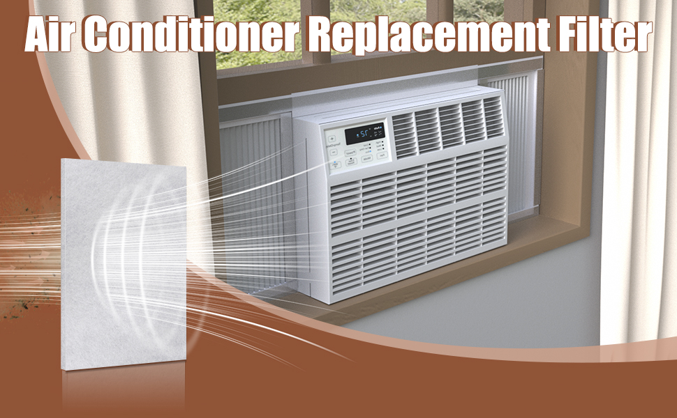 BJADE'S Window Air Conditioner Filter Replacement,24 x 15 x
