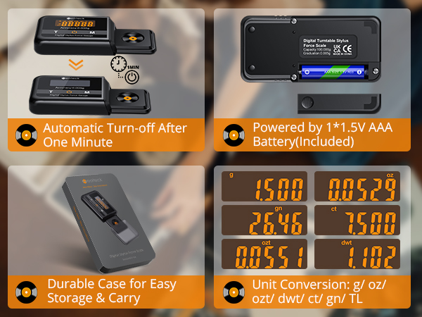 Turntable Stylus Force Gauge Scale
