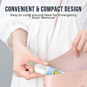 Stain Remover Clothes Roller-Ball Cleaner White Cotton Clothes Roll Linen Fabric, Denim, Down Jacket