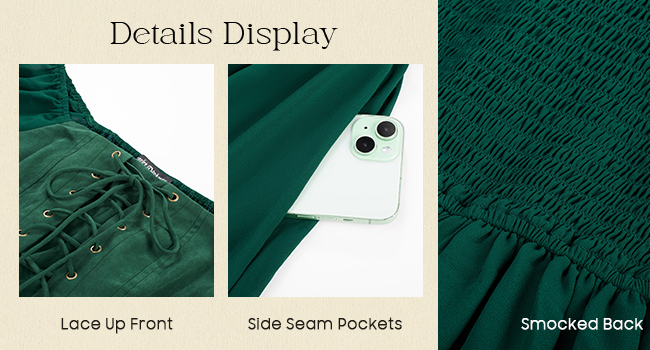 Renaissance Costume Women Lace Up Split Bell Sleeve Medieval fairy Dress