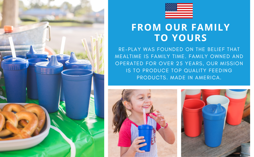 RePlay Made in USA 10 Oz. Convertible No Spill Sippy Cup