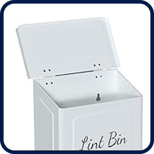 laundry room garbage can for wall