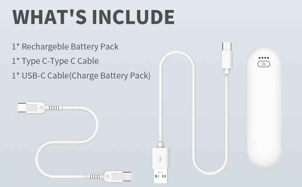 5000mAh Rechargeable Battery Pack for Quest 2 Accessories/Meta Quest 2