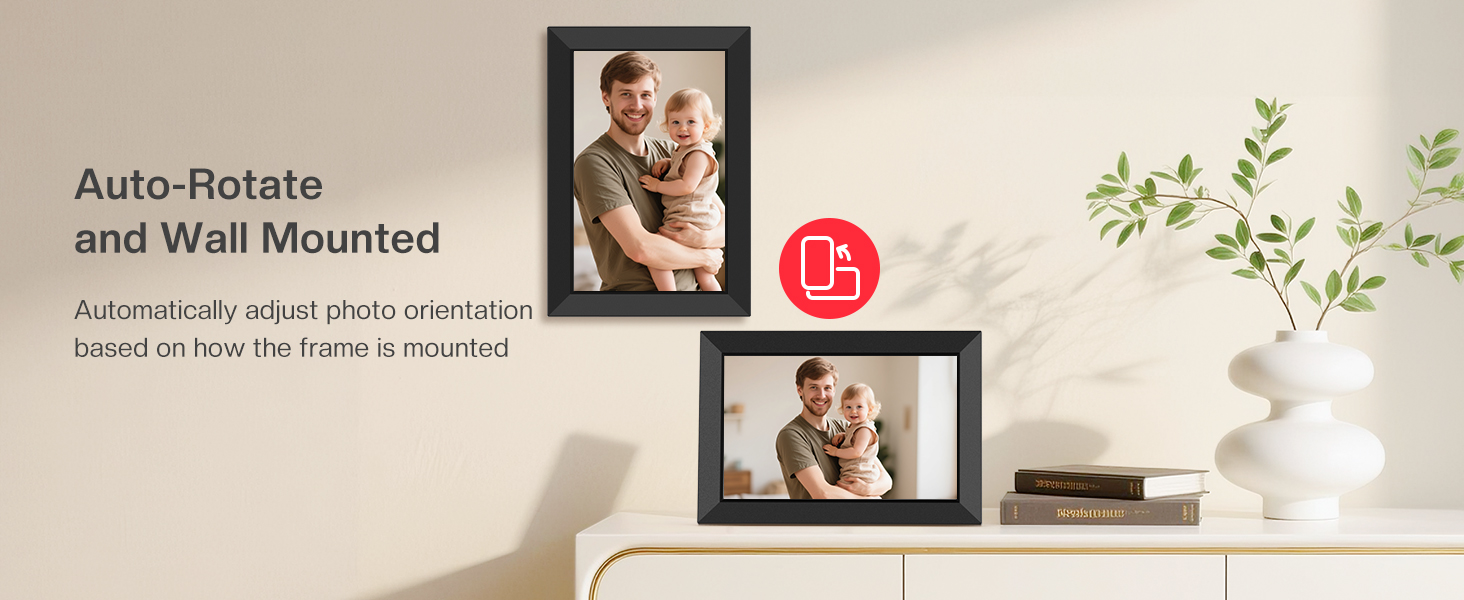 frameo digital frame wifi picture photo video share moment from phone