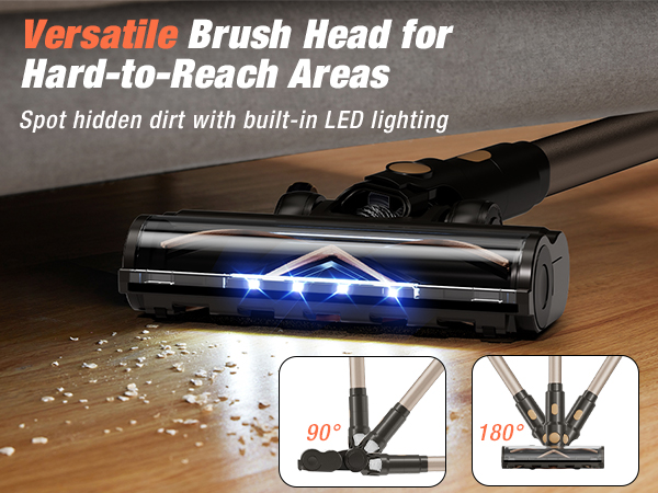 衛生日用品 PEEK-A-BOO 580 Amazon.com - VBUOO Cordless Vacuum Cleaner, 580W 48KPA 70