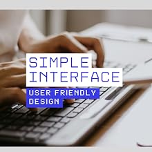 hands on a keyboard with phrase "simple interface user friendly design"
