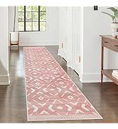 KILOCOCO Hallway Runner Rug 2'x8' Washable Rug Moroccan Runner Rug Non Slip Entryway Rug Indoor L...