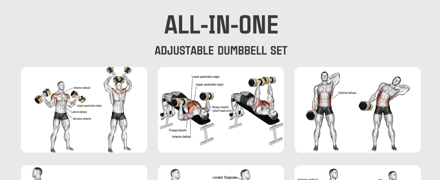 Adjustable Dumbbells Set of pair 2