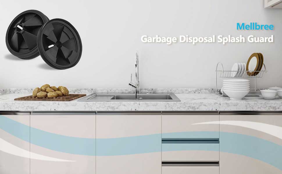 Garbage Disposal Splash Guards, 3 3/8" for InSinkErator Evolution