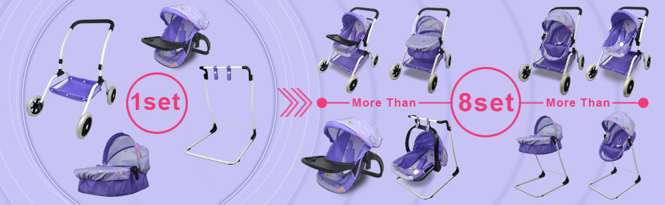 8 in 1 baby stroller