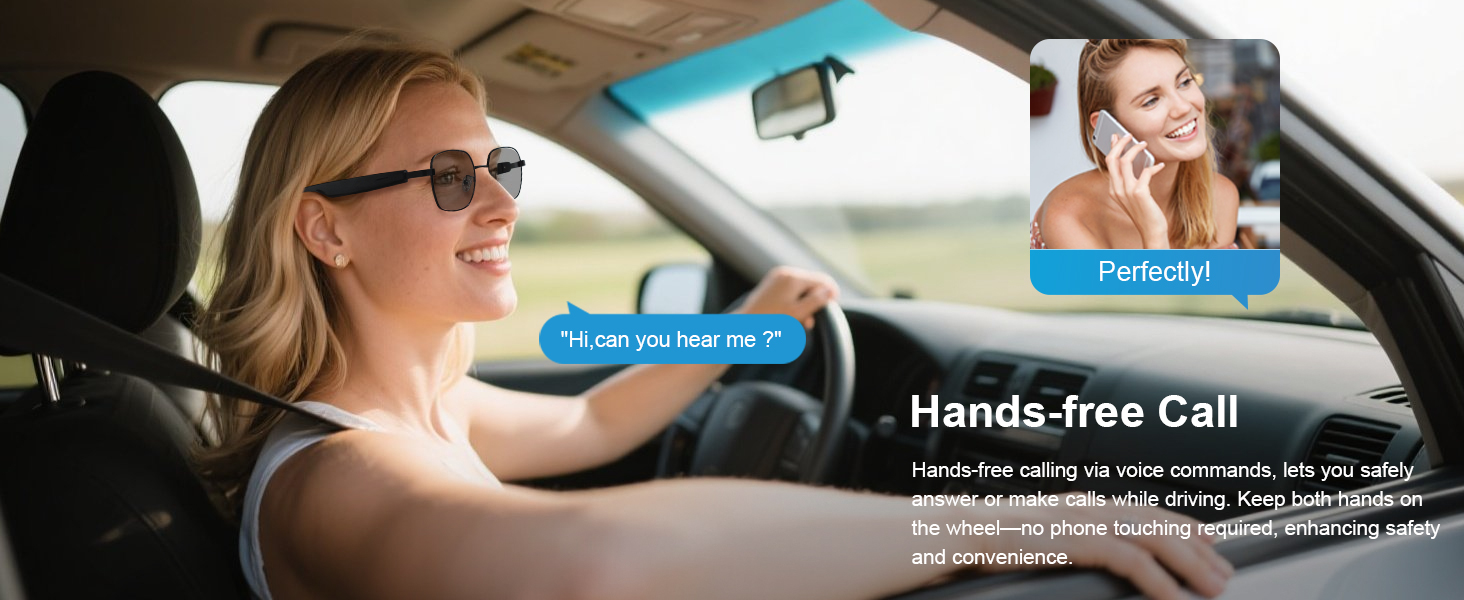 smart galsses with bluetooth, smart bluetooth glasses with voice assistant activation