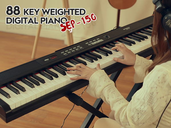 Amazon.com: STRICH 88 Key Digital Piano Full Size Electric
