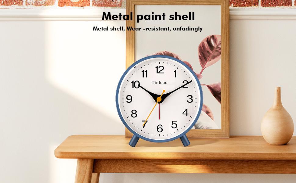 4.5" Antique Retro Analog Alarm Clock, S... 18 4