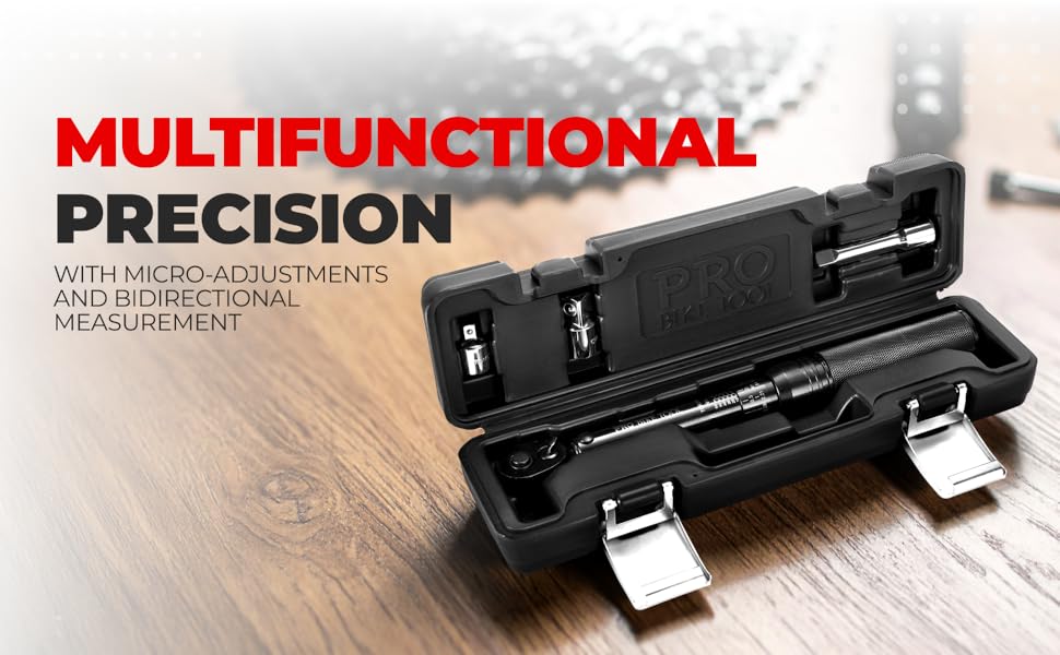 PRO BIKE TOOL Torque Wrench 3/8 Drive - Precision Torque