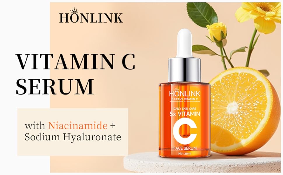 Vitamin C Serum with Niacinamide + Sodium Hyaluronate